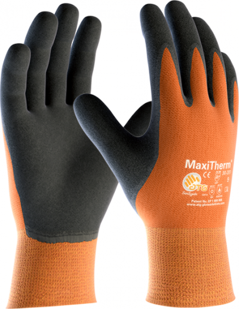 MaxiTherm Grey, Orange Acrylic Anti-Slip Work