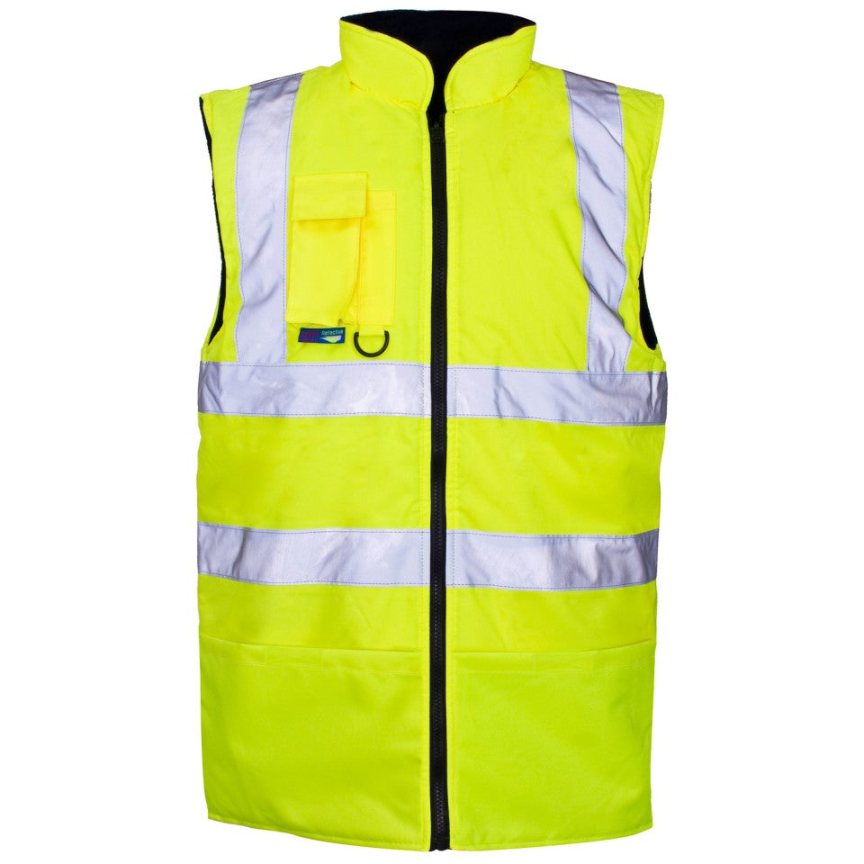 Hi Vis Reversible Bodywarmer