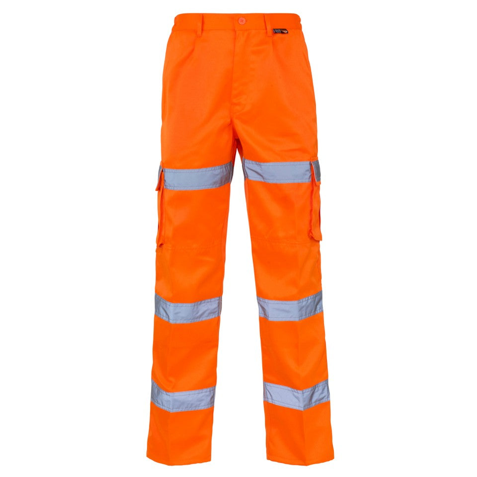 Orange Combat Work Trousers